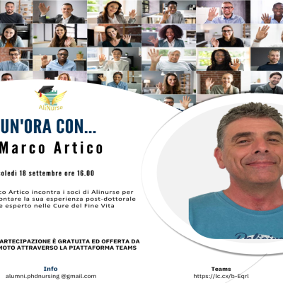 Evento AliNurse “UN’ORA CON…” 18 settembre 2024